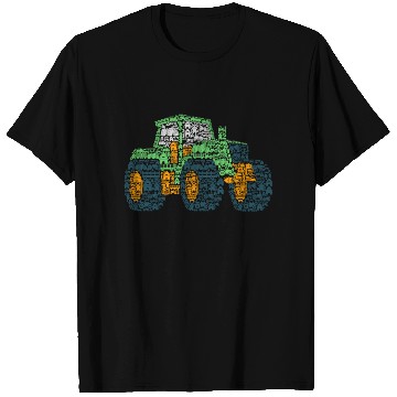 Discover Tractor Tractor Farm Boy Kids T Shirts