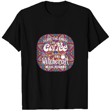Discover Witchy Funny Quote On a Mandala purple T Shirts