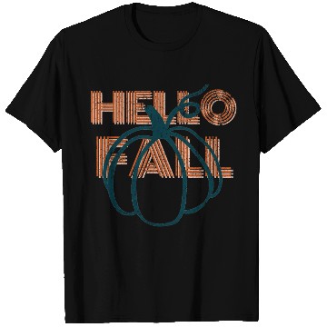 Discover Hello Fall Cute Nature Autumn Pumpkins T Shirts
