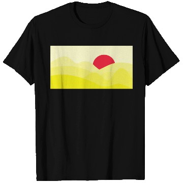 Discover Minimalist Sun Yellow T Shirts