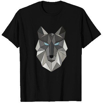 Discover Wolf geometric T Shirts