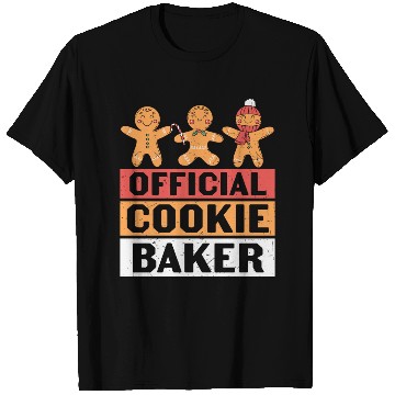 Discover Christmas Official Cookie Baker xmas christmas T Shirts