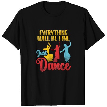 Discover Just dance Design for a Bharatanatyam Dancer T Shirts