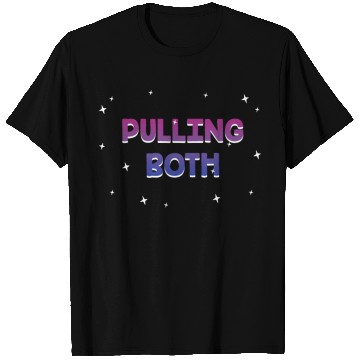 Discover Pulling Both Bisexual LGBTQ Bi Pride Couples Funny T Shirts
