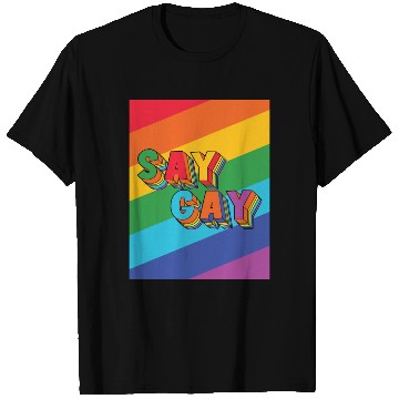 Discover LBGT Flag Gay Pride Human Vintage Rainbow T Shirts