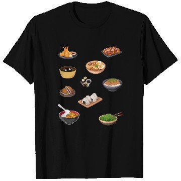 Discover Japanese Ramen Cool Pack,Ramen Mushroom Crossword- T Shirts