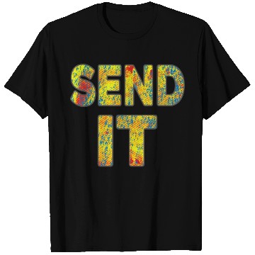 Discover Mountain Bike - Send It - Fat Bike MTB T Shirts