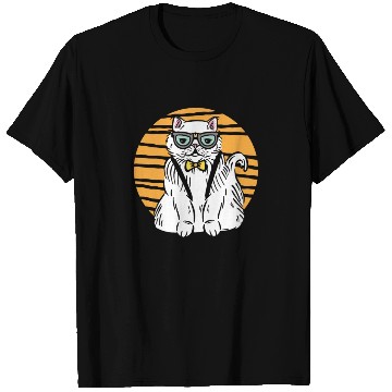 Discover Stylish Nerd Persian Cat Beanie Glasses Tattoo T Shirts