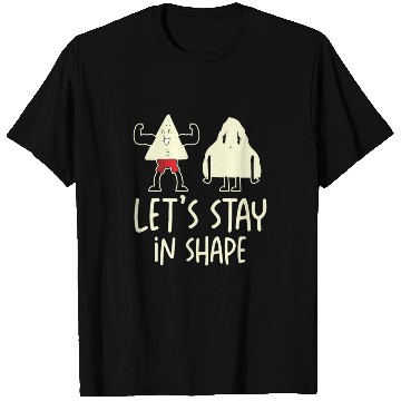 Discover Gym Cute Motivational Geometric Shapes Working Out T Shirts