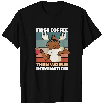 Discover Moose Elk Coffee Sunglasses T Shirts