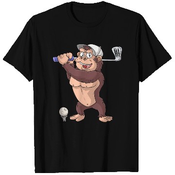 Discover Golfing Monkey T Shirts