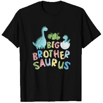 Discover Big Brother Saurus Sibling Herbivore Dinosaurs T Shirts