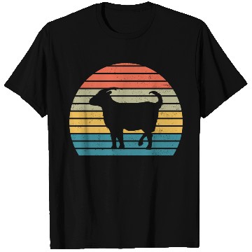 Discover Goat Lover Gift Funny Retro Vintage Farm T Shirts