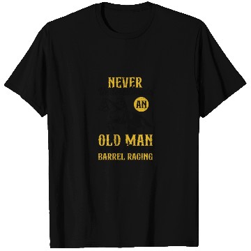 Discover Old Man Barrel Racing Rodeo Equestrian Horse T Shirts