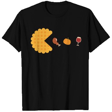 Discover Thanksgiving Wine Pumpkin Pie Turkey T Shirts