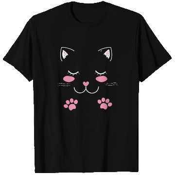 Discover Adorable cat face T Shirts
