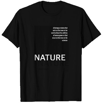 Discover About nature black T Shirts