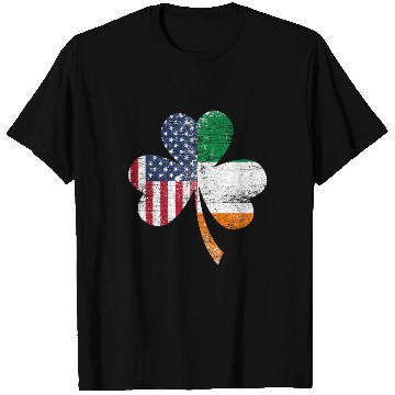 Discover Shamrock Usa Flag Irish Ireland T Shirts