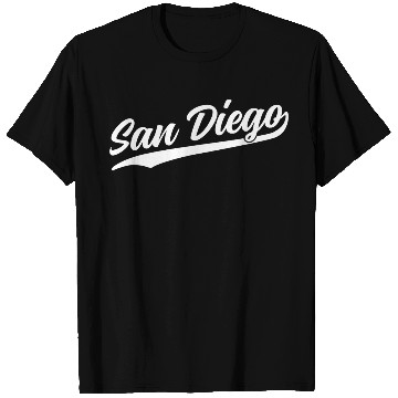 Discover San Diego California Cool Ca Retro 1970S White Tex T Shirts