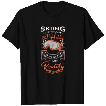 Discover Winter Sports Winter Holiday Piste Pigs Skis T Shirts