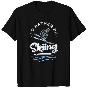 Discover Winter Sports Winter Ski Slope T Shirts