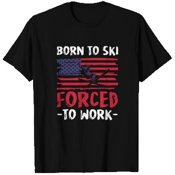 Discover Winter Sports Ski Instructors Downhill T Shirts