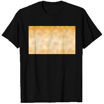 Discover Orange Christmas Snowflakes Bokeh Winter T Shirts