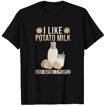 Discover Potato Milk Saying T Shirts