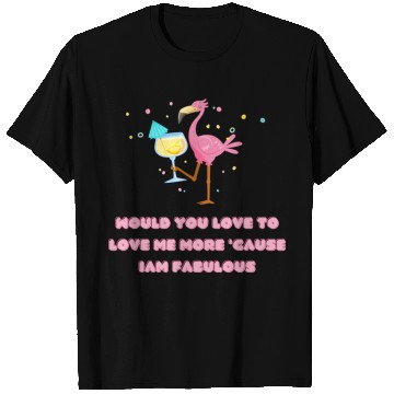 Discover Flamingo love T Shirts