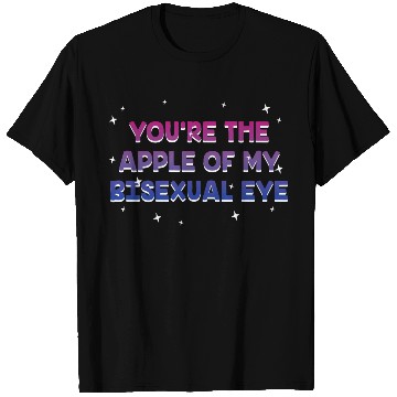 Discover The Apple of my Bisexual Eye Bi Couples Bi Pride T Shirts