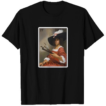 Discover La Pintora The Painter Card Mexican Lottery Card T Shirts