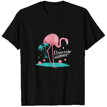 Discover Pink Flamingo Whisperer Animal Wading Bird Lover T Shirts