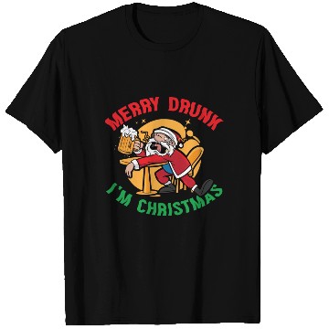 Discover Christmas Beer Merry Drunk I'm Christmas T Shirts