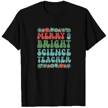 Discover Science Teacher Christmas Science Teaching Xmas T Shirts