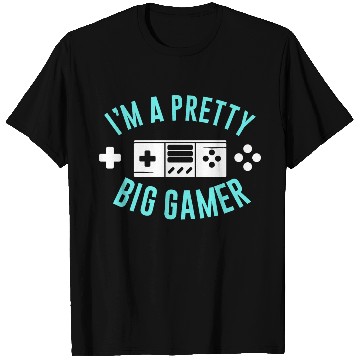 Discover Pretty Big Gamer Video Game Player Gaming Gifts T Shirts