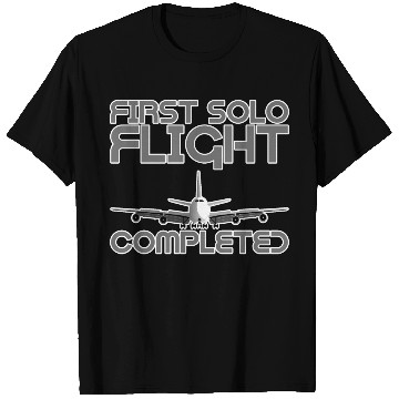 Discover First Solo Flight Completed T Shirts