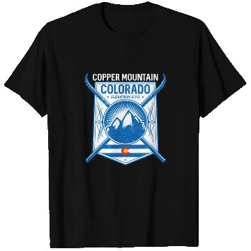 Discover Copper Mountain Colorado Ski Mountains T Shirts