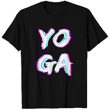 Discover Simple Wild Yoga Black T Shirts