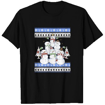 Discover Snowman Christmas Tree T Shirts