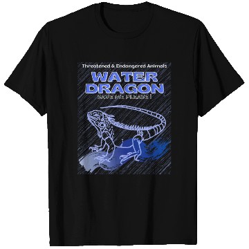 Discover Save Threatened Water Dragon T Shirts