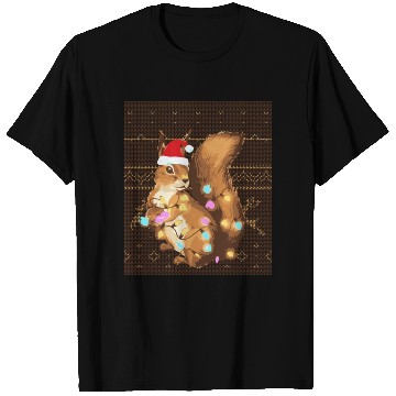 Discover Squirrel Lover Squirrel Ugly Christmas Xmas T Shirts