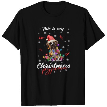Discover Winter Christmas Pyjama Boxer T Shirts