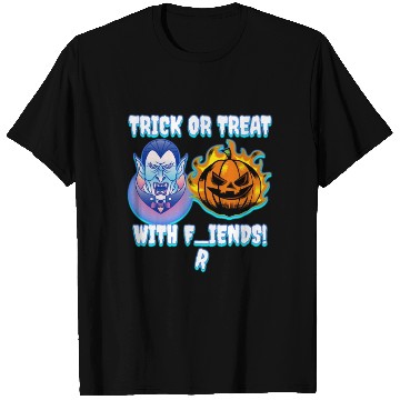 Discover Trick or Treat with F(r)iends! Vampire & Pumpkin W T Shirts