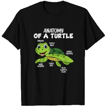 Discover Anatomy Of A Turtle T Shirts