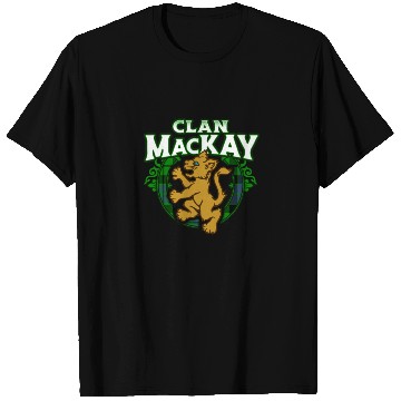 Discover Clan MacKay Cute Baby Lion Rampant Kitten T Shirts