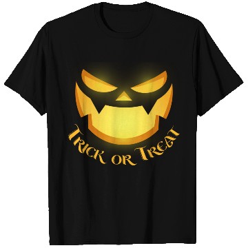 Discover pumpkin horror face T Shirts