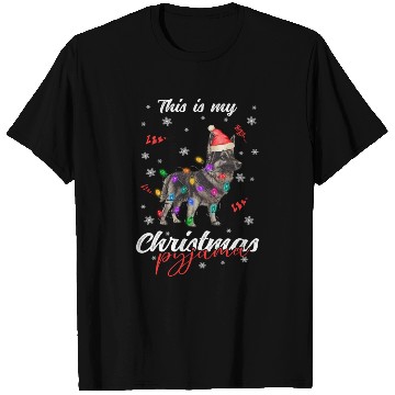 Discover Winter Christmas Pyjama German shepherd dog T Shirts