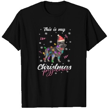 Discover Winter Christmas Pyjama German Shepherd Dog T Shirts