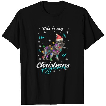 Discover Winter Christmas Pyjama German Shepherd Dog T Shirts
