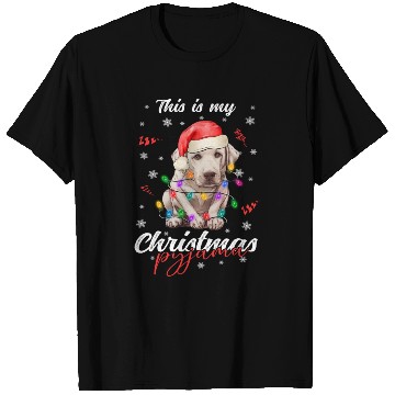 Discover Winter Christmas Pyjama Labrador T Shirts